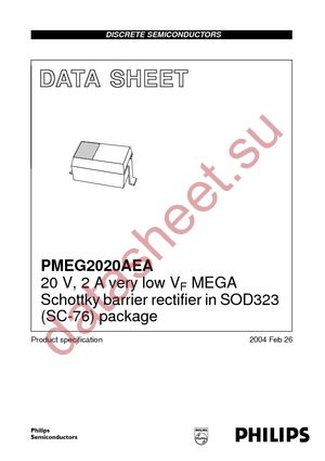 PMEG2020AEA T/R datasheet  